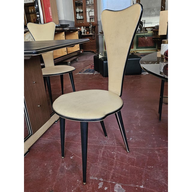 Dining Table and Chairs by Umberto Mascagni, Italy, 1950s, Set of 7 For Sale - Image 4 of 12