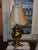 Brass Vintage Brass Hollywood Regency Table Lamp For Sale - Image 8 of 8