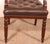 Tan Antique Regency Office Chair in Mahogany, 1810 For Sale - Image 8 of 13