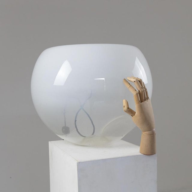 Glass Vacuna Table Lamp by Eleonore Peduzzi Riva for Artemide For Sale - Image 9 of 10
