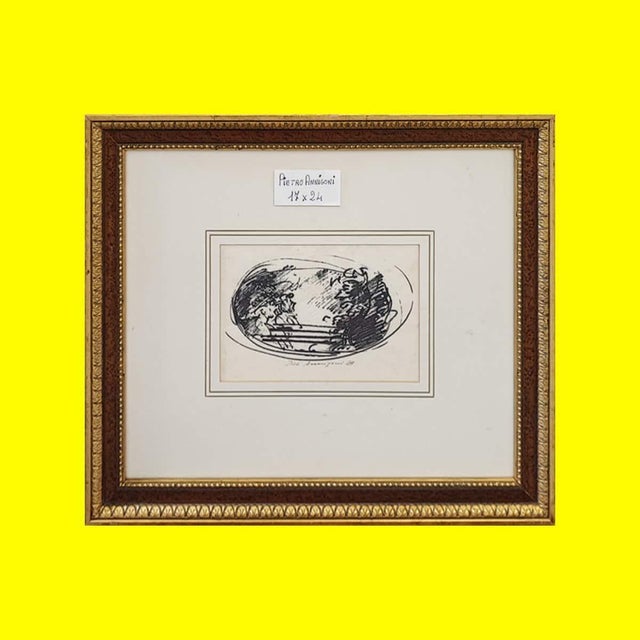 Pietro Annigoni, Abstract Composition, 1970s, Drawing For Sale - Image 14 of 14