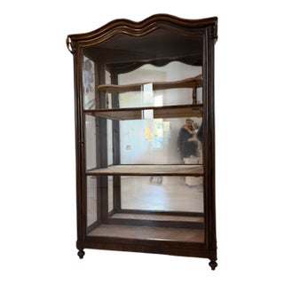 Antique Biedermeier Display Cabinet, 1865 For Sale