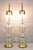 Vintage French Neoclassical Style Glass Urn Table Lamps with Brass Mounts attributed to Marbro - a Pair. Circa Early 20th...