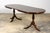 Traditional Mid-Century English Georgian Style Mahogany Double Pedestal Extendable Dining Table For Sale - Image 3 of 17
