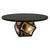"Manchot" Round Table With Stainless Steel, Bronze, Handmade For Sale - Image 9 of 9