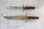 Wood Mid-20th-Century Hand-Carved Wooden Knife and Fork Set For Sale - Image 7 of 13