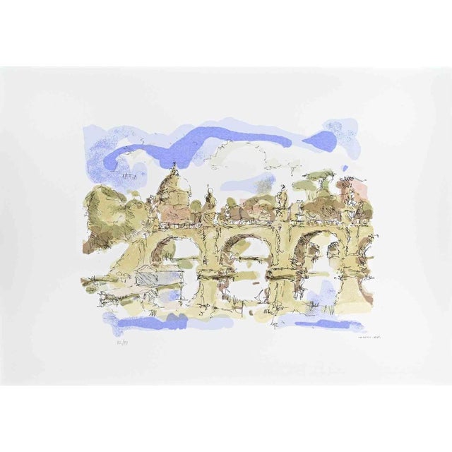 Etching hand colored realized by Franco Marzilli. Hand signed and numbered. Edition of 84/99 Very Good condition. This...