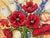 1970s 1970s Marjorie Jones Floral Still Life – Original Artwork Large Flowers For Sale - Image 5 of 6