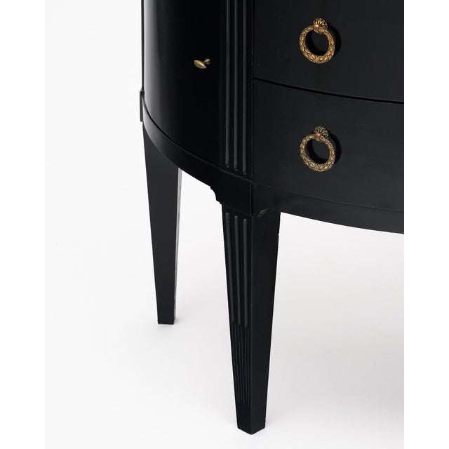 Louis XVI Demilune Antique Chest For Sale In Austin - Image 6 of 9