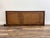 Wood Antique 65” Three Panel Dark Wood Mantel Mirror For Sale - Image 7 of 7