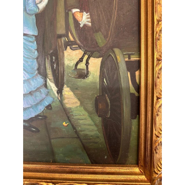 Modern Tissot James Jacques, After the Bridesmaid La Femme Paris, 1890s, Oil Painting For Sale - Image 3 of 13