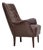 Danish Armchair in Brown Furniture Leather, 1970s For Sale