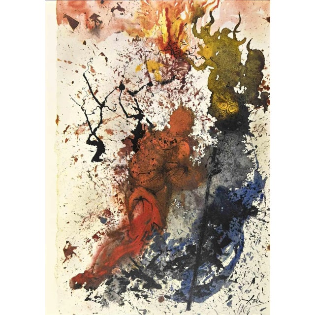 Salvador Dalí, Rubus Incombustus, Lithograph, 1964 For Sale - Image 4 of 4