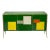 Sideboard with Three Glass Doors, 1980s For Sale - Image 9 of 9