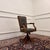 Wood English Chesterfield Office Chair For Sale - Image 7 of 8