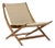 Vintage Folding Chair by Johan Hagen for I. Christiansen, 1958 For Sale