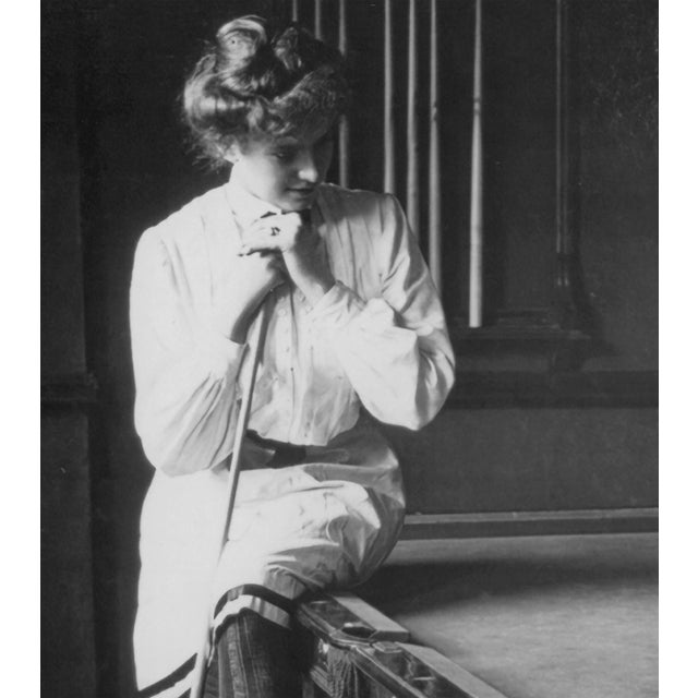 Bohemian Women Playing Billiards - Vintage Photograph For Sale - Image 4 of 5