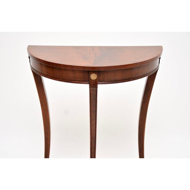 Regency Style Console Table, 1950 For Sale - Image 6 of 8