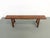 Brown Vintage Walnut Bench, 1950s For Sale - Image 8 of 18