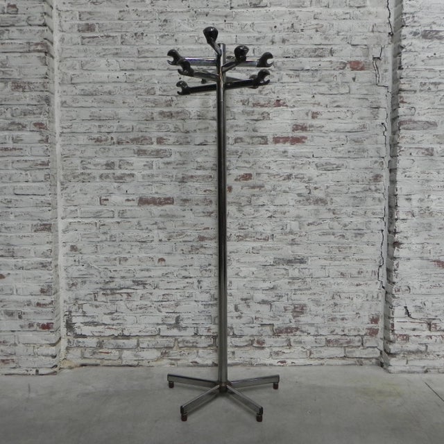 Mid-Century French Chrome Coat Rack, 1960s For Sale - Image 14 of 15