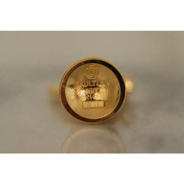 Vintage Swedish Brass Angel Candleholders by Skultuna, Set of 2 For Sale - Image 6 of 8