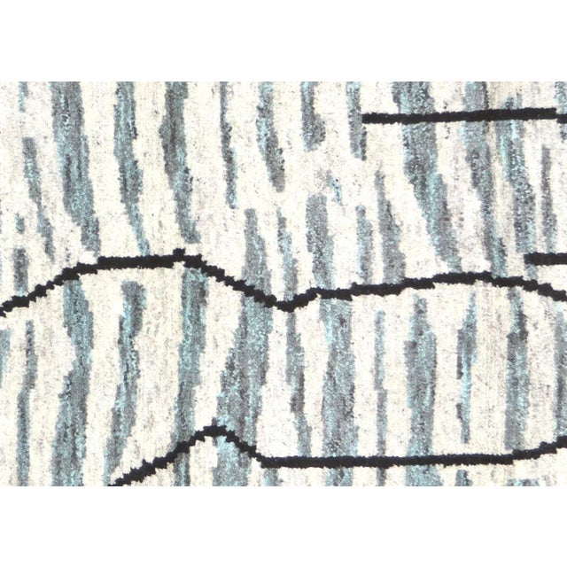 Contemporary Moroccan Berber Rug. Hand woven with wool on cotton foundation by the Berber tribes of North Western Africa....