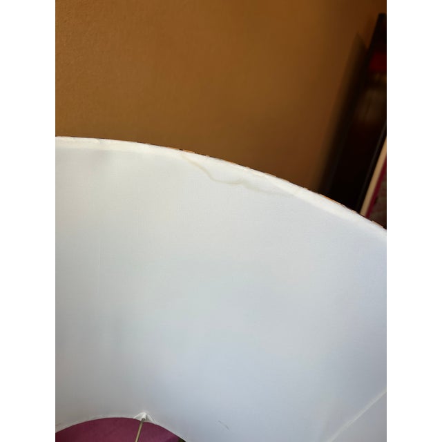 Early 20th Century Pleated Ikat Lampshade For Sale In New York - Image 6 of 7