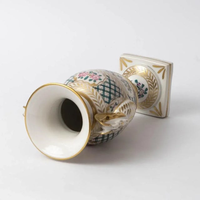 Hand-Painted Porcelain Vase from Samson, 1920s For Sale - Image 6 of 7