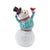 Modern Whimsical Snowman Figurine (Set of 2) For Sale - Image 3 of 6