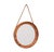 1960s Round Pine Wall Mirror by Uno & Östen Kristiansson, Sweden, 1960s For Sale - Image 5 of 9