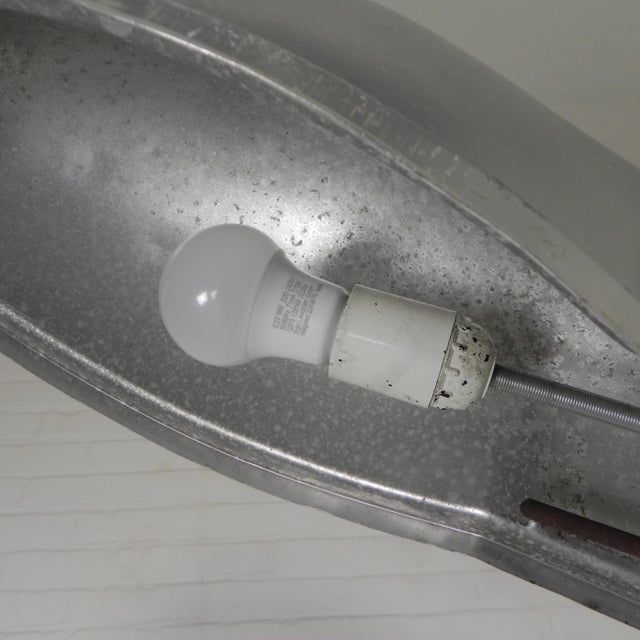 Industrial Street Lamp with Aluminum Shade, 1950s For Sale - Image 6 of 18