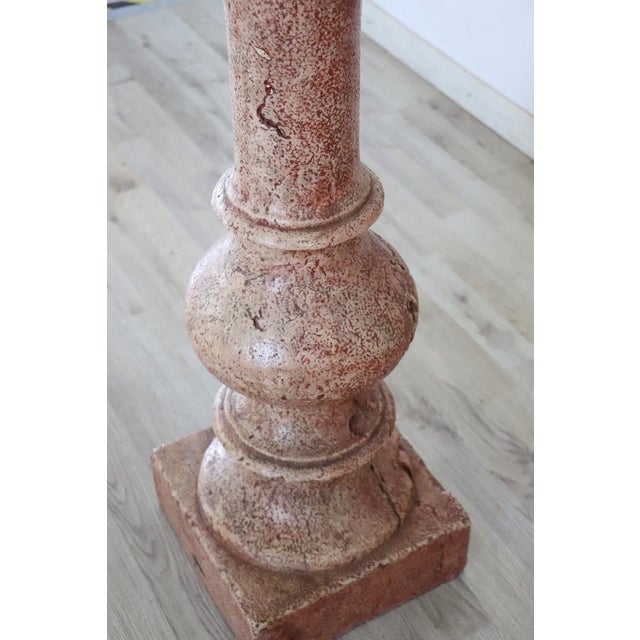 Hand Carved Stone Tub Holy Water Font, Early 20th Century For Sale - Image 6 of 9