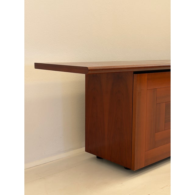 Sheraton-Style Low Sideboard by Giotto Stoppino and Ludovico Acerbis for Acerbis, 1970s For Sale - Image 6 of 18