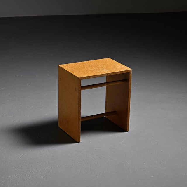Chipboard Stool from Max Bill, 1962 For Sale - Image 11 of 11