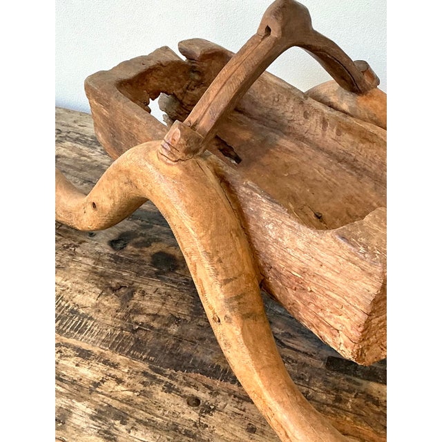 Farmhouse Vintage 18th Century Primitive Butter Churn For Sale - Image 3 of 12