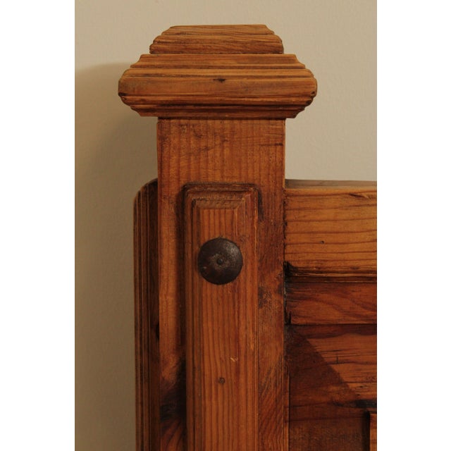 Southwest Rustic Pine King Headboard Chairish