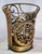 Scrolled Wrought Iron & Rattan Wastebasket -Elegant Yet Rustic For Sale - Image 4 of 4