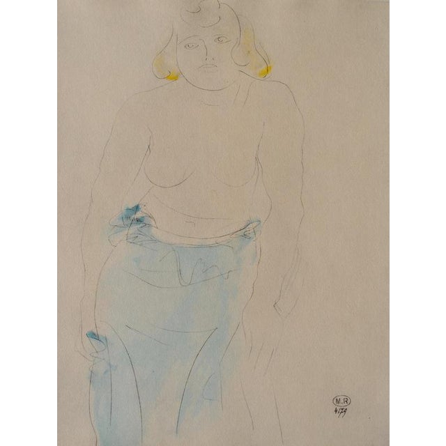 Auguste Rodin, Woman with Bare Breasts, Engraving For Sale - Image 5 of 5