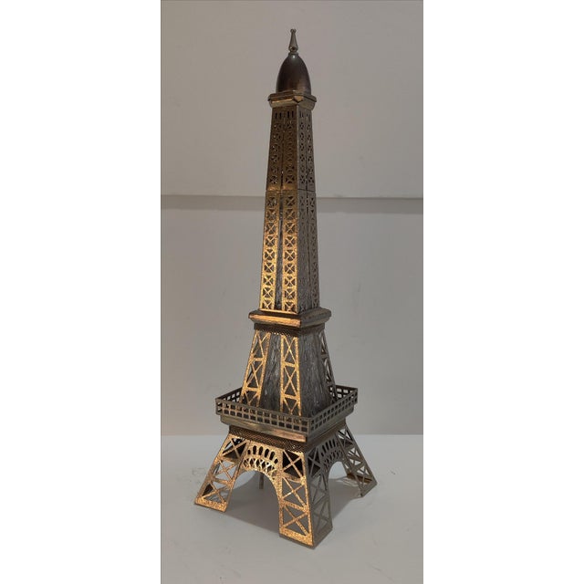 Vintage Musical Eiffel Tower Liquor Decanter For Sale - Image 13 of 14