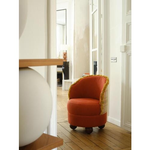 Sacha Chair in Beech and HR Foam by Popus Editions For Sale - Image 6 of 7