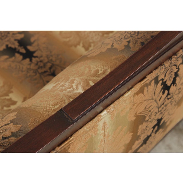 Antique Federal Style Mahogany Frame Sofa For Sale - Image 16 of 18