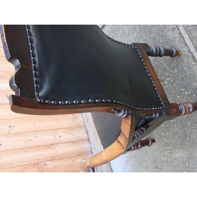 19th Century Oak Armchair For Sale - Image 5 of 14