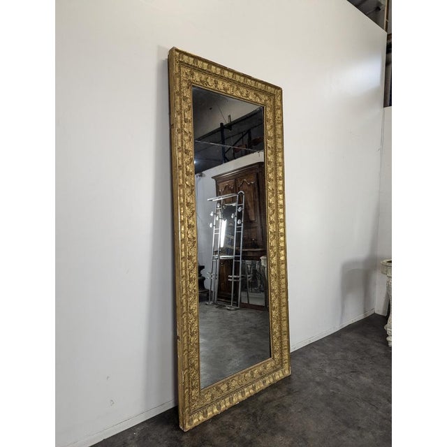 Restoration Mirror with Wine-Themed Decoration, in Very Good conditions.