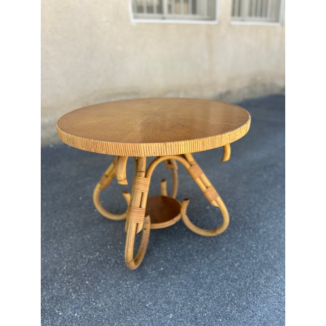 Bamboo Side Table, 1960 For Sale - Image 8 of 8