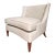 Global Views Beige Leather Lounge Chair For Sale