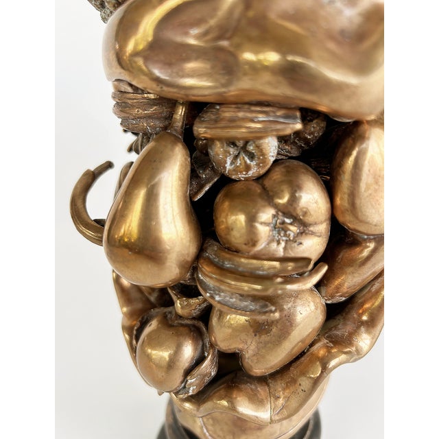 1970s Miguel Ortiz Berrocal Sculpture "Homage to Arcimboldo" Signed, #601 Edition 100 For Sale - Image 12 of 14