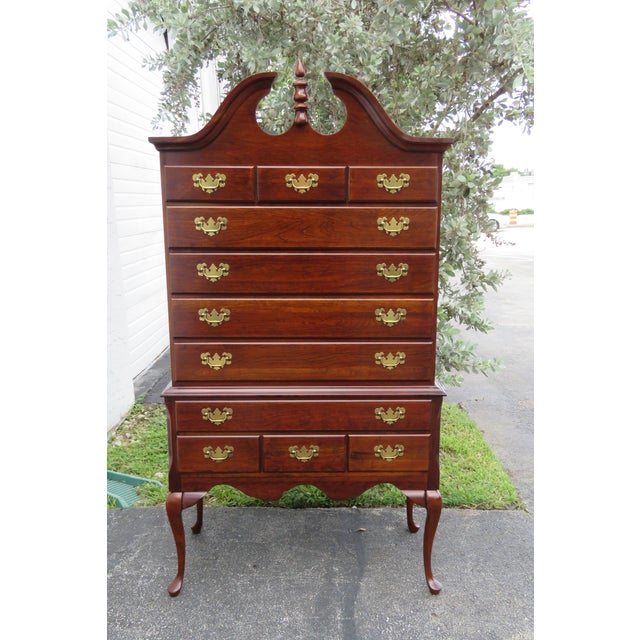 Solid Cherry Tall Highboy Chest of Drawers Chairish