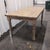 Beige James + James Solid Knotty Alder Farmhouse Dining Table With Turned Legs, Harvest Wheat For Sale - Image 8 of 8