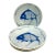 1970s Chinoiserie Painted Noodle Bowls Set of 4 For Sale