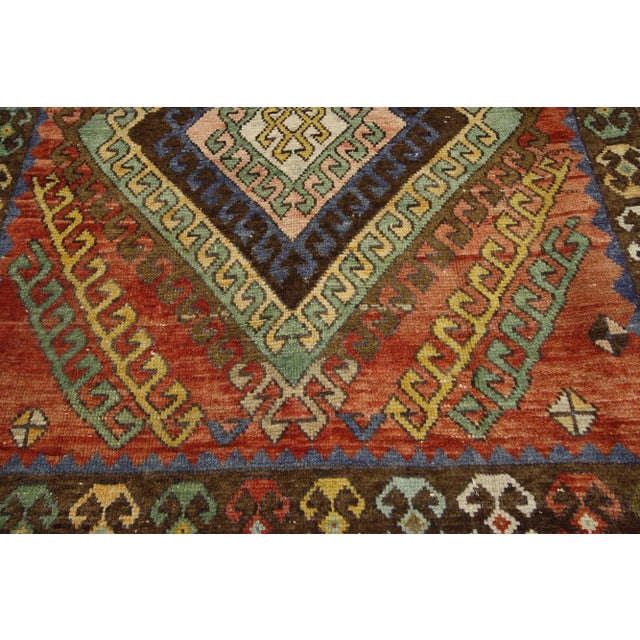 Vintage Turkish Oushak Rug Runner - 03'04 X 09'10 For Sale - Image 4 of 6